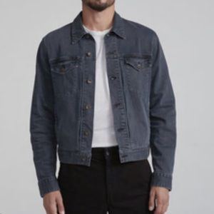 Rag & Bone grey denim jacket in size S